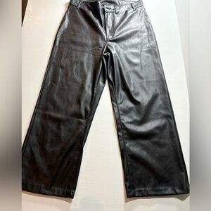 Old Navy Black Faux Leather Pants